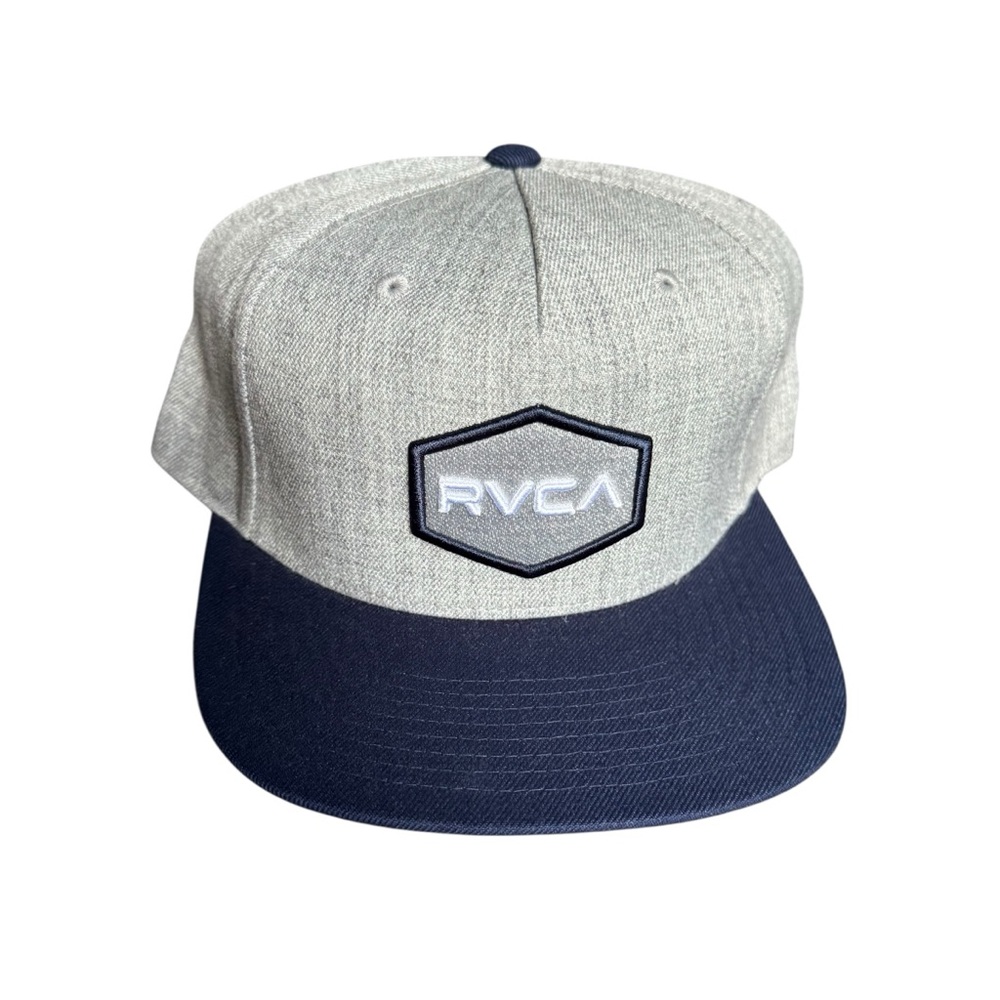 RVCA Two-Tone Gray and Navy Hat